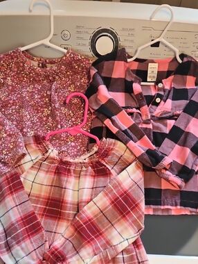 Carter's & BCBG Girls 3t Long Sleeve Blouse Lot